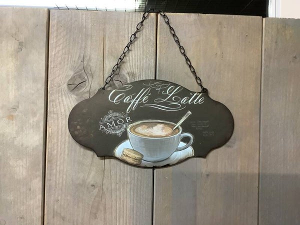 Ijzeren wandbord