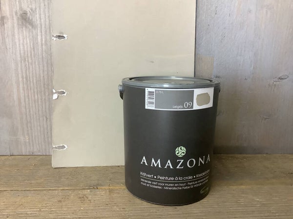 Amazona krijtverf Leigrijs 09