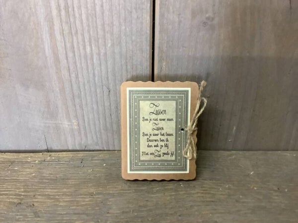 Doosje met zeep “zussen”