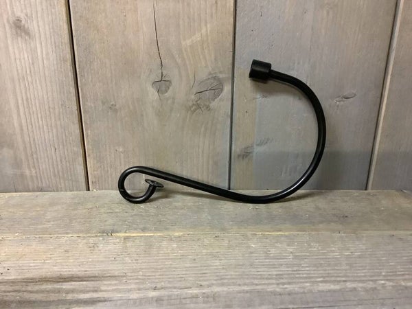 Glashaak zwart kaars