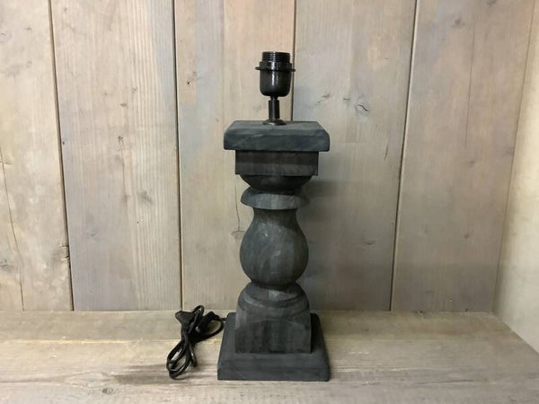 Balusterlamp zwart