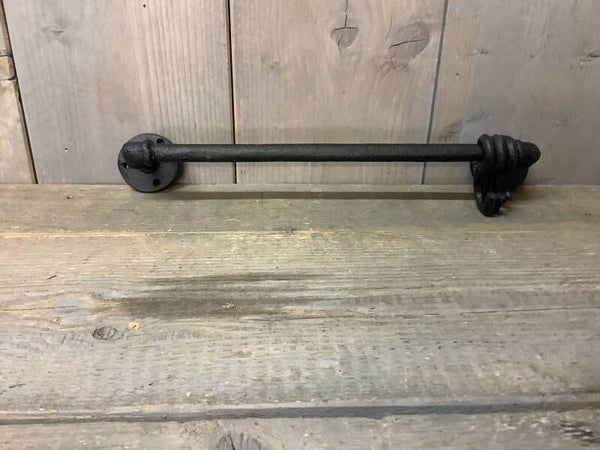 Stang met 3 haken zwart