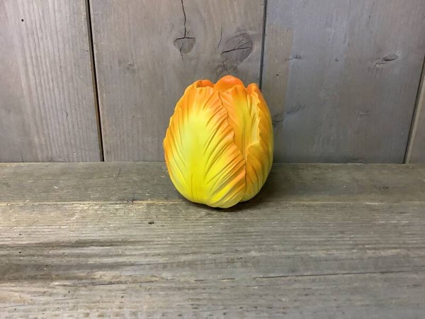 Tulp vaas geel/oranje