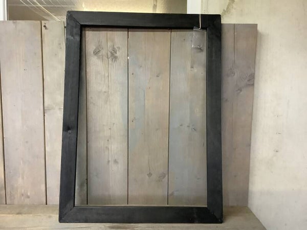 Lijst voor tuinposter zwart