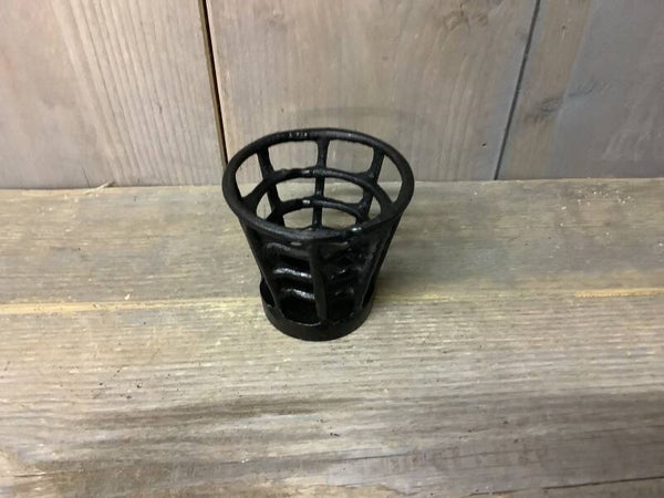 Theelicht houder net zwart