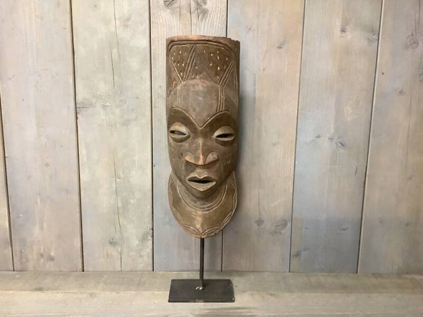 Houten masker uit India