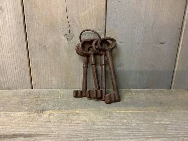 Sleutelbos met 4 sleutels