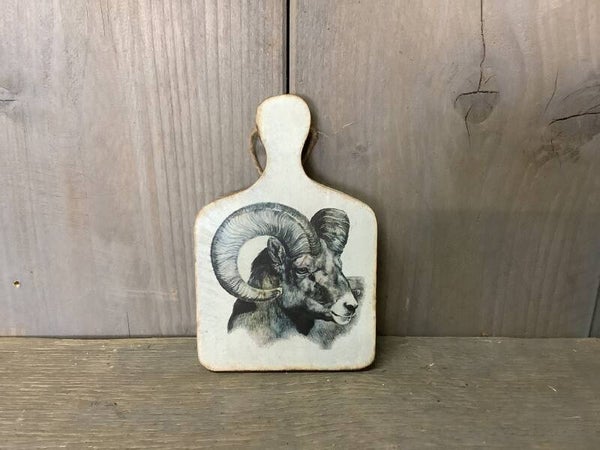 Decoratie bordje bok