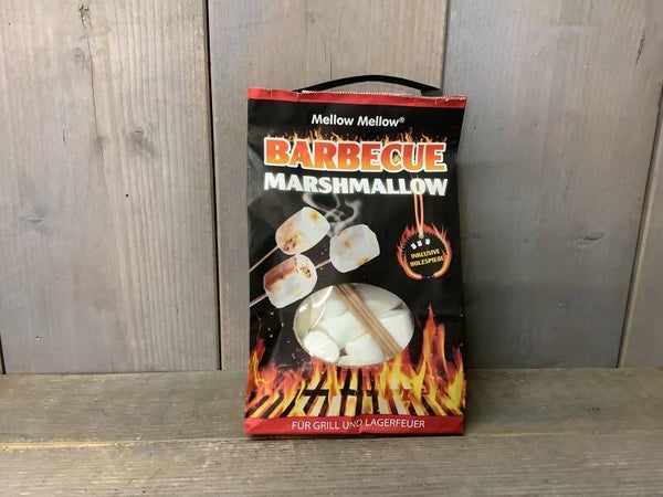 Barbecue marshmallow in papieren zak