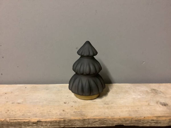 Kerstboom met verlichting glas