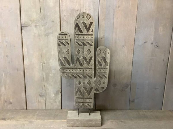 Houten cactus