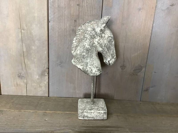 Paardenhoofd op voet