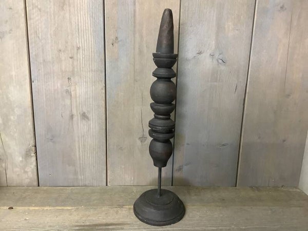 Houten pinakel grijs