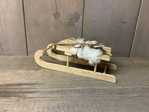 Houten slee