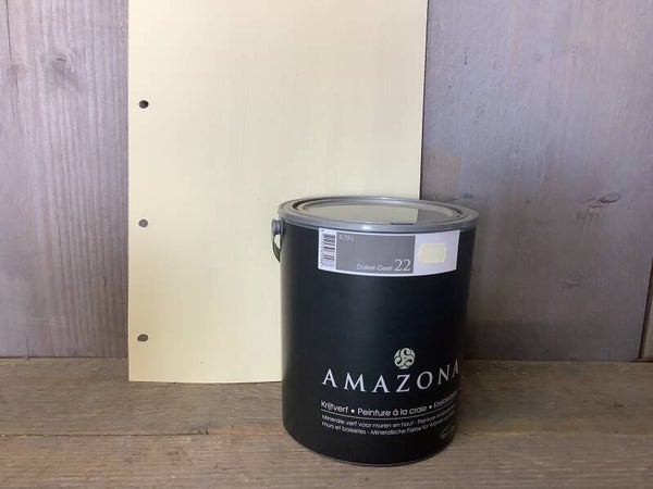 Amazona krijtverf Duiker- geel 22