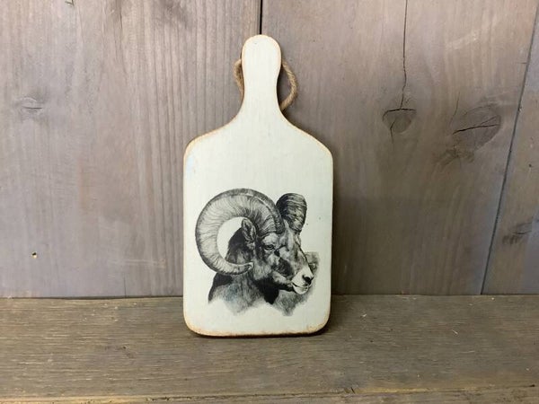 Decoratie bordje bok