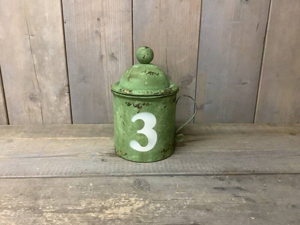 Groene ijzeren pot nr 3