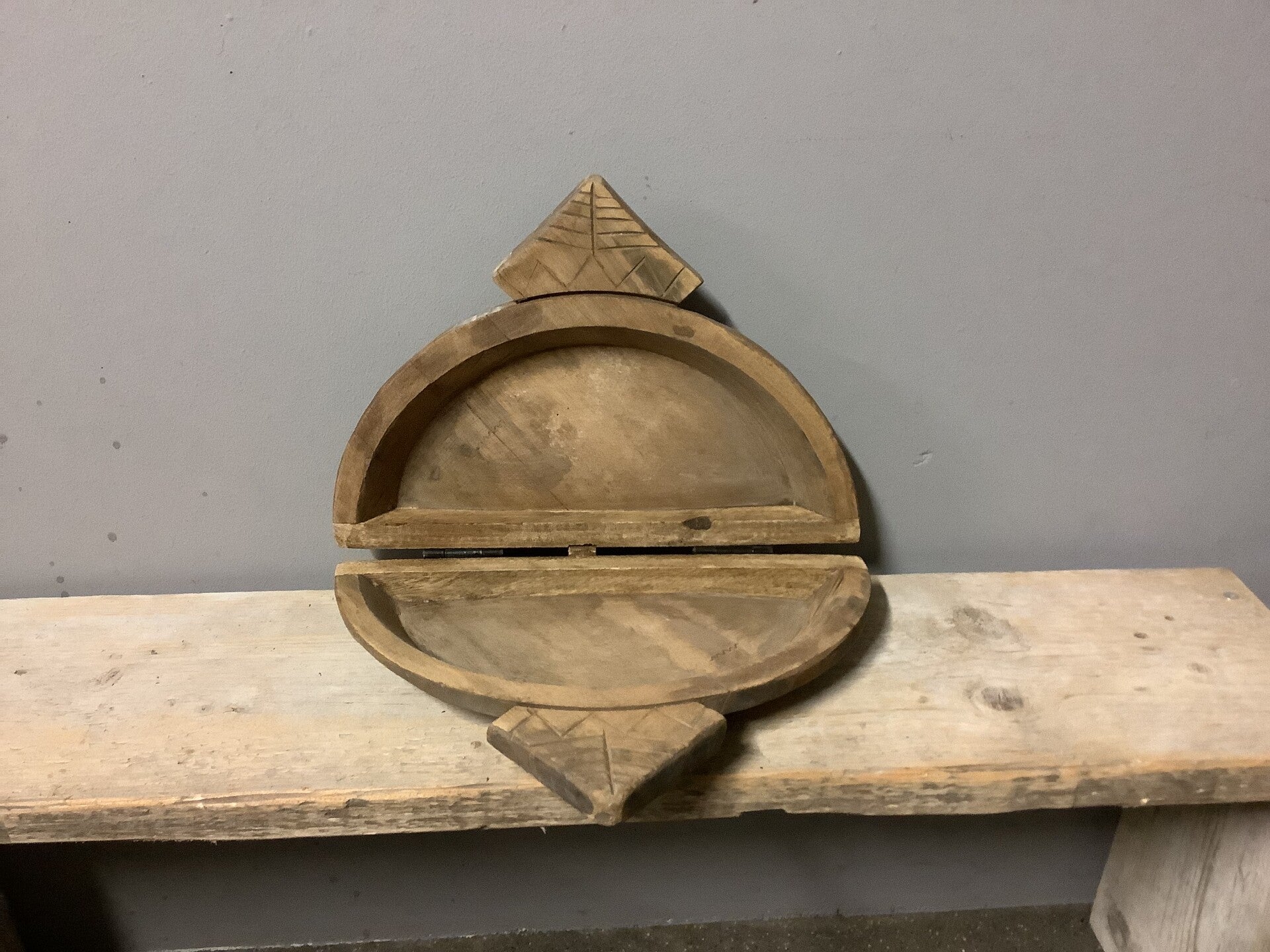 Houten raja choclate box