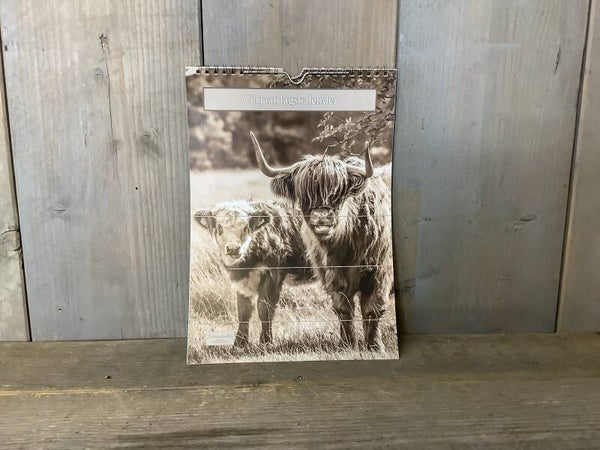 Verjaardagskalender hooglanders