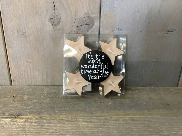 Theelicht ster 5 stuks Skin