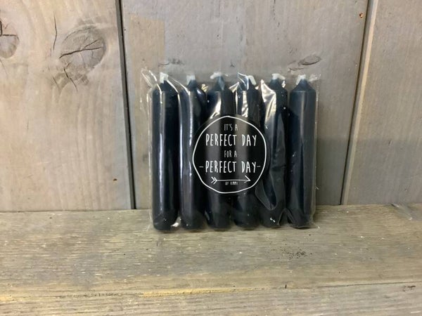 Kaarsen Midnight Navy 6 stuks