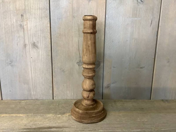 Houten kandelaar 2