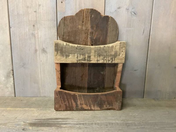 Houten rek voor aan de muur of staand 1