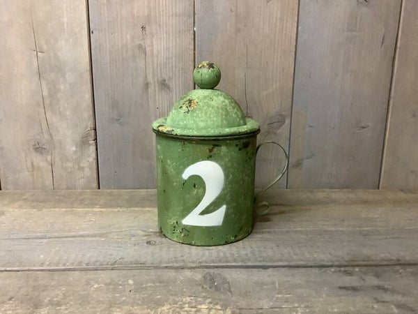 Groene ijzeren pot nr 2