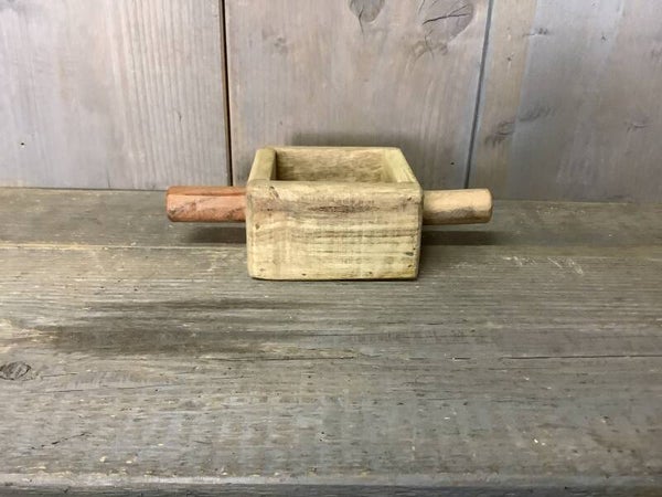 Houten bakje vierkant