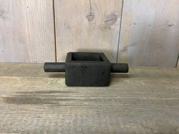 Houten bakje vierkant zwart