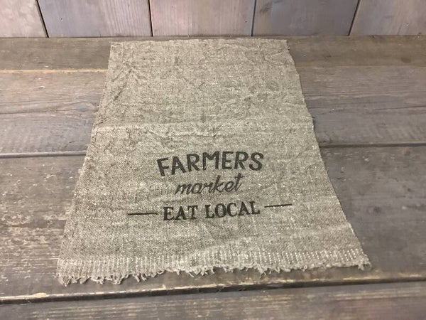 Shabby doek eat local
