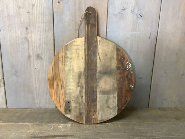 Snijplank rond oud hout