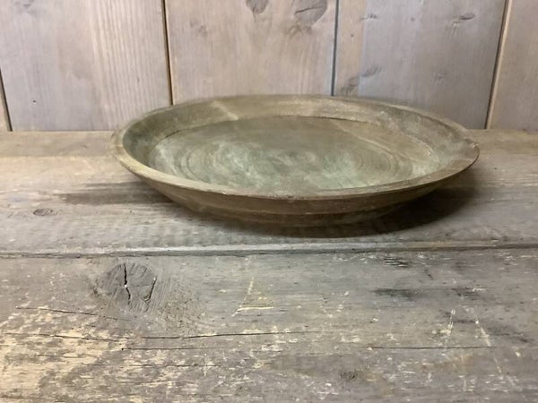 Houten schaal rond L