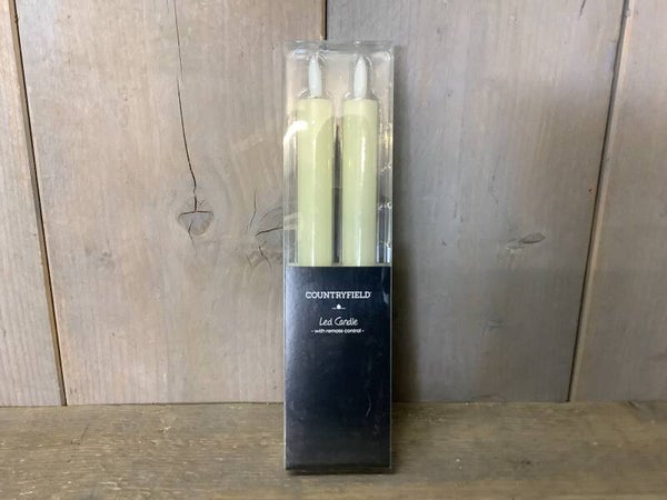 Dinerkaars led crème 2 stuks L