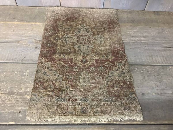 Shabby kelim doek roest