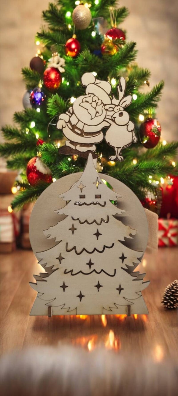 père noël à bascule