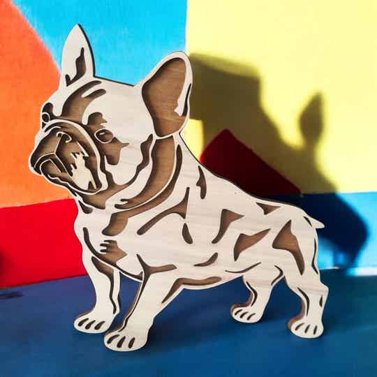décoration murale Bouledogue