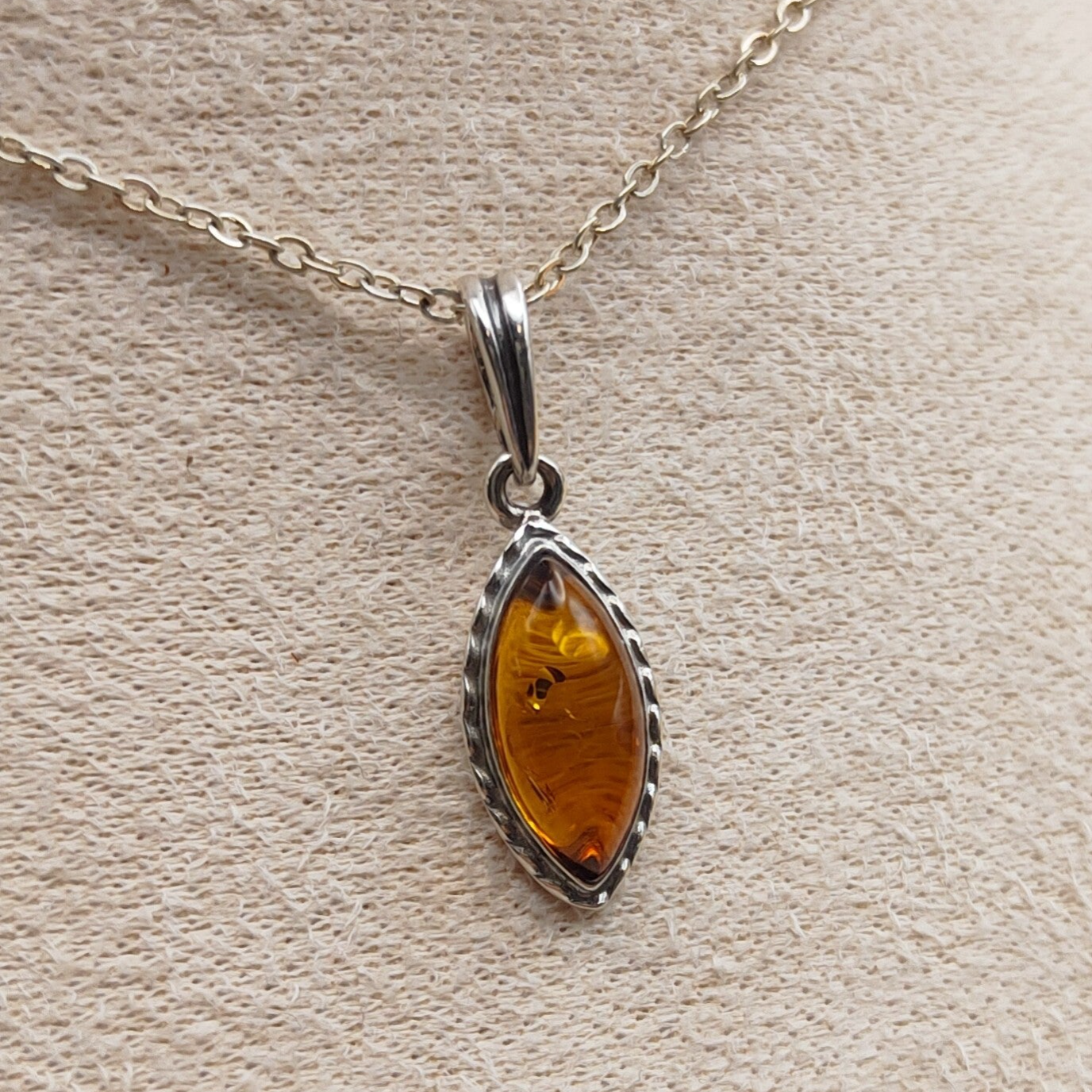 Hanger Barnsteen Vintage ovaal