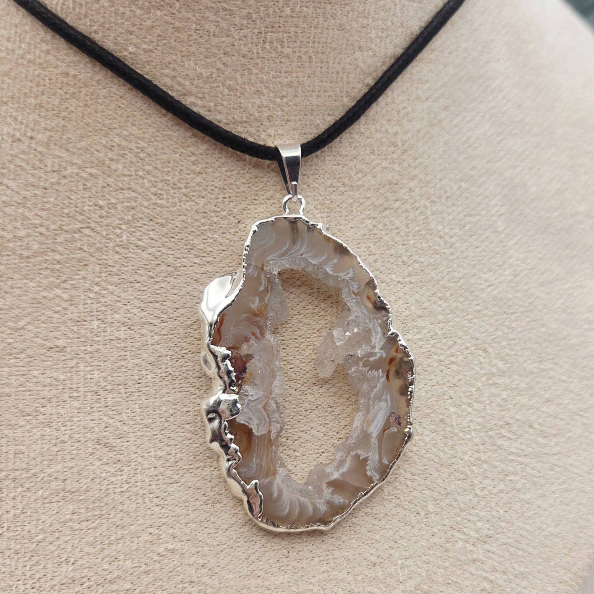 Hanger Agaat druzy 3