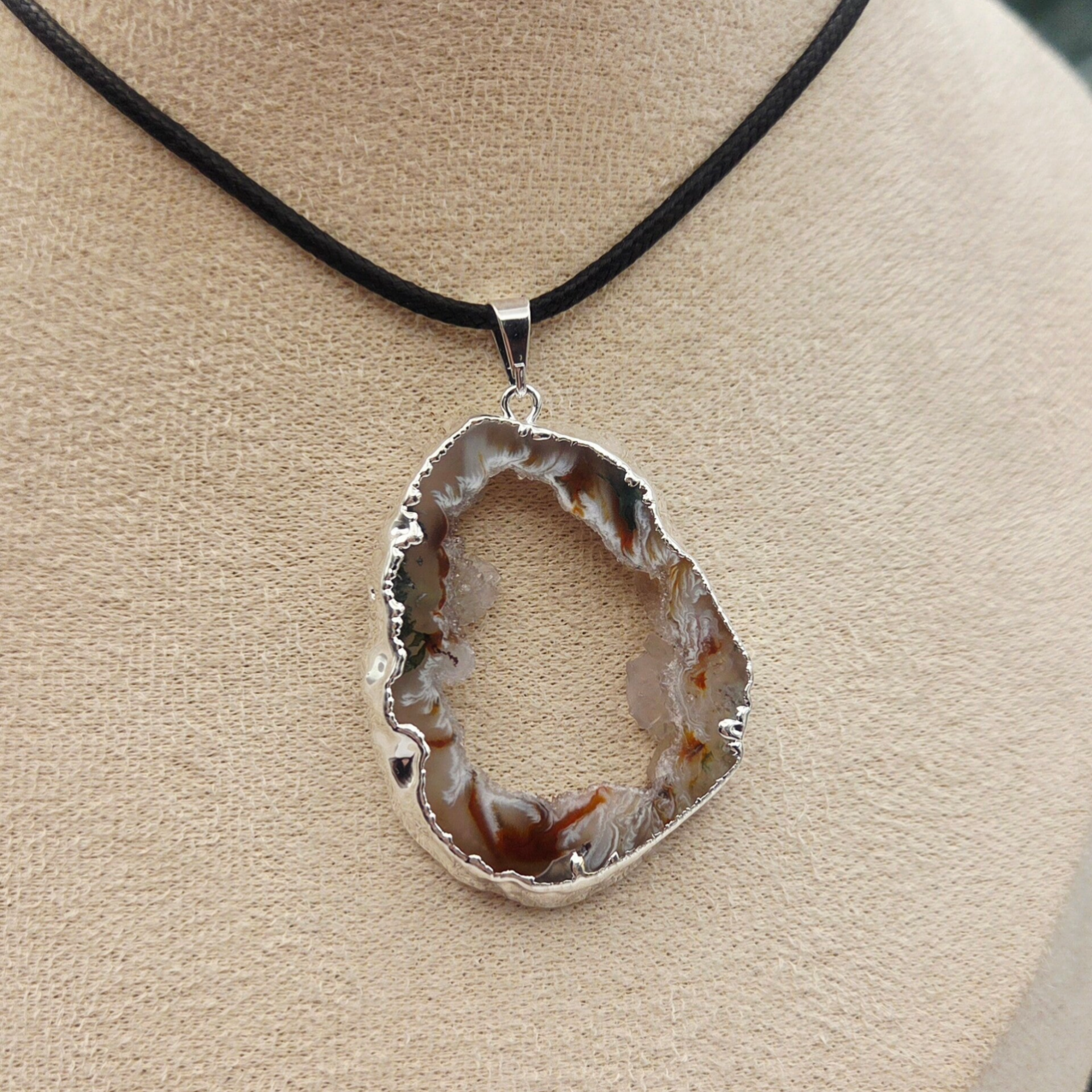 Hanger Agaat druzy 2