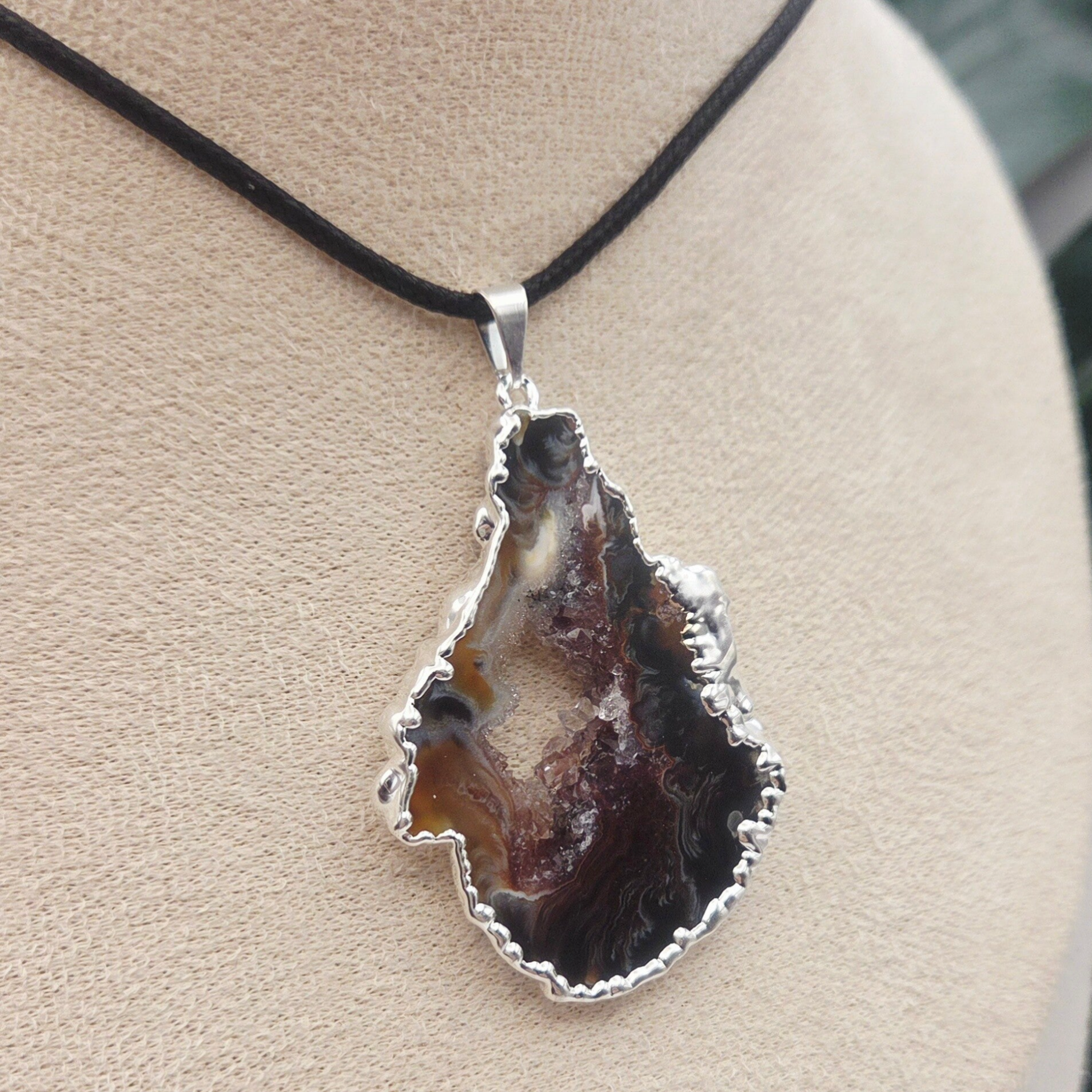 Hanger Agaat druzy 4