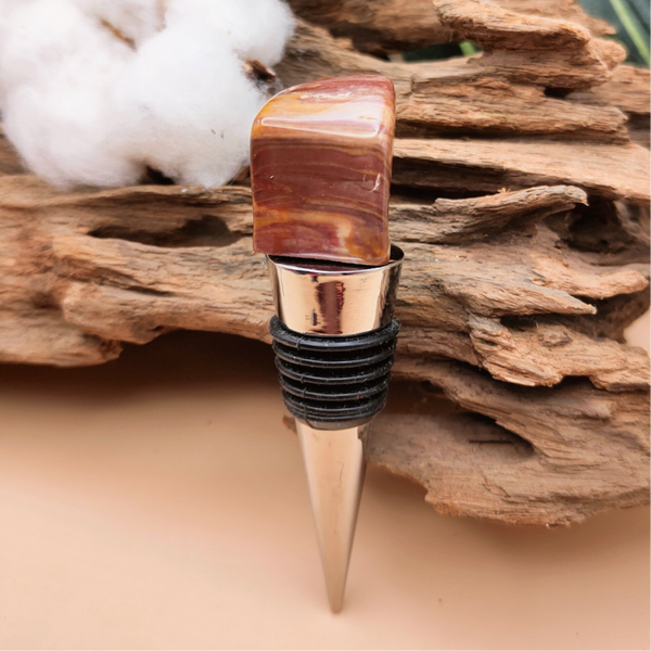 Wijnstopper Versteend Hout 1