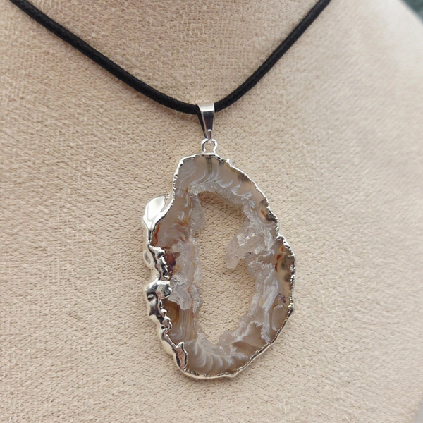 Hanger Agaat druzy 3