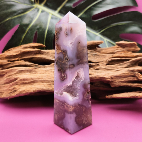 Agaat toren druzy 5