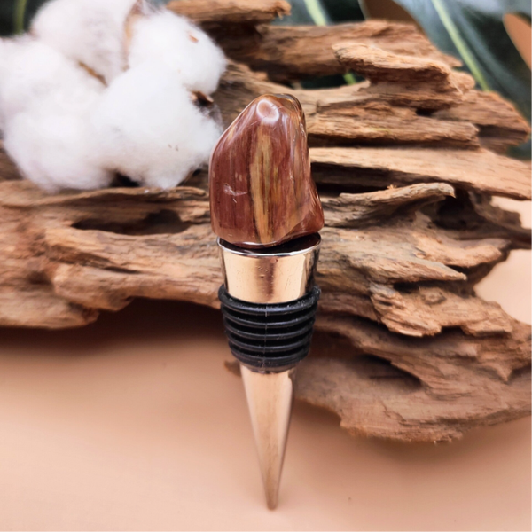 Wijnstopper Versteend Hout 2