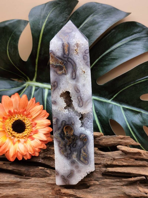 Agaat toren druzy 3
