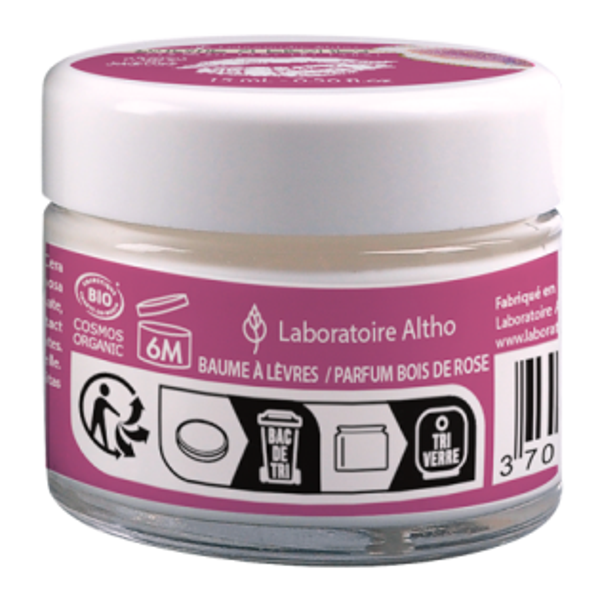 Baume à lèvres bio - Bois de rose