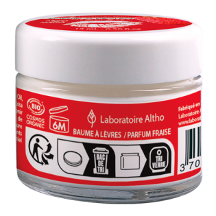 Baume à lèvres bio - Fraise