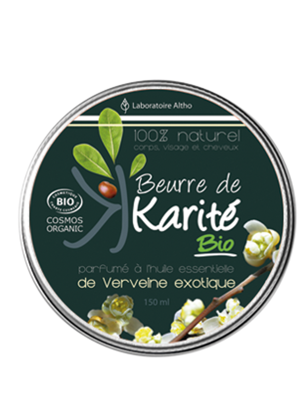 Beurre de Karité bio - Verveine exotique