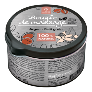 Bougie de massage Argan / Petit grain